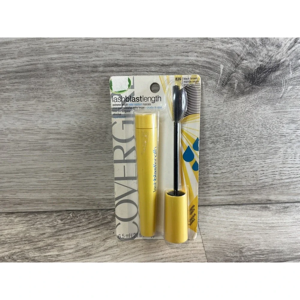 Covergirl Mascara Lash Blast Strength 835 Black Brown Water Resistant‎